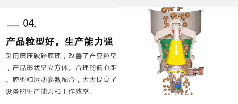单缸圆锥破特点四
