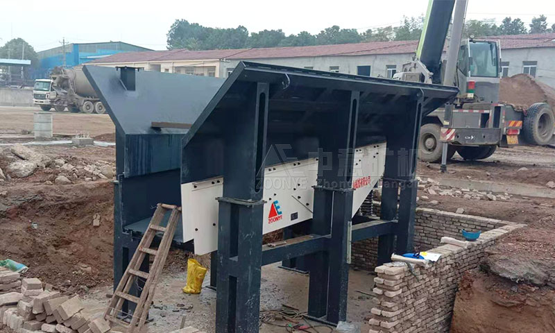 湖北武汉建筑垃圾处理现场