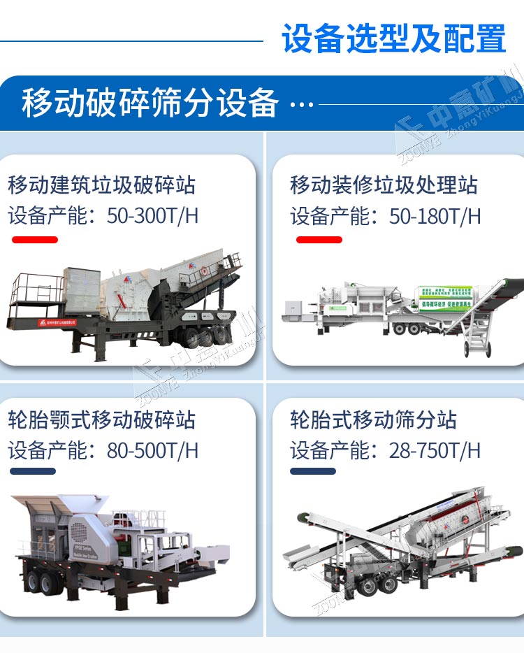 移动式破碎站机型