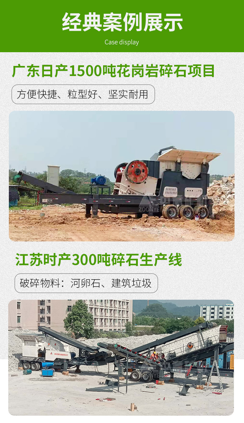 中意移动式砂石料生产线案例赏析