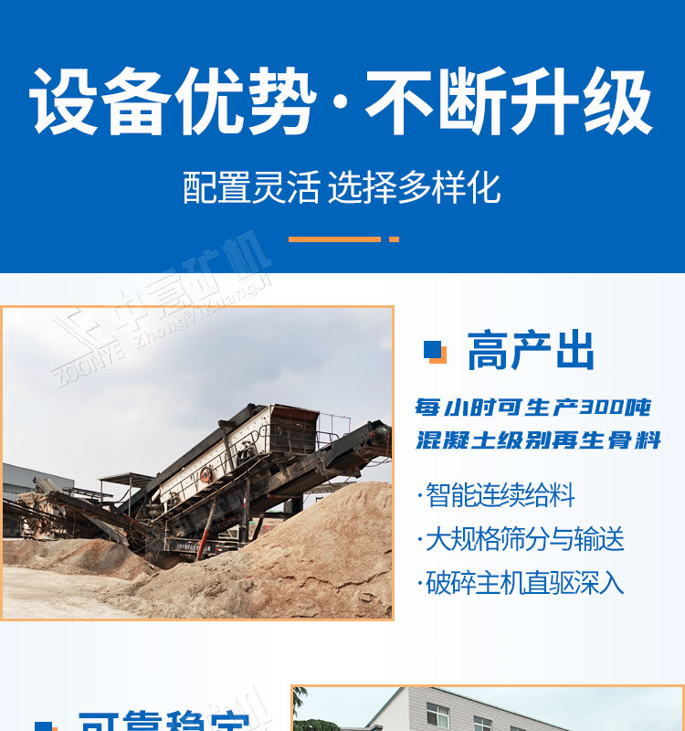 移动建筑垃圾处理设备