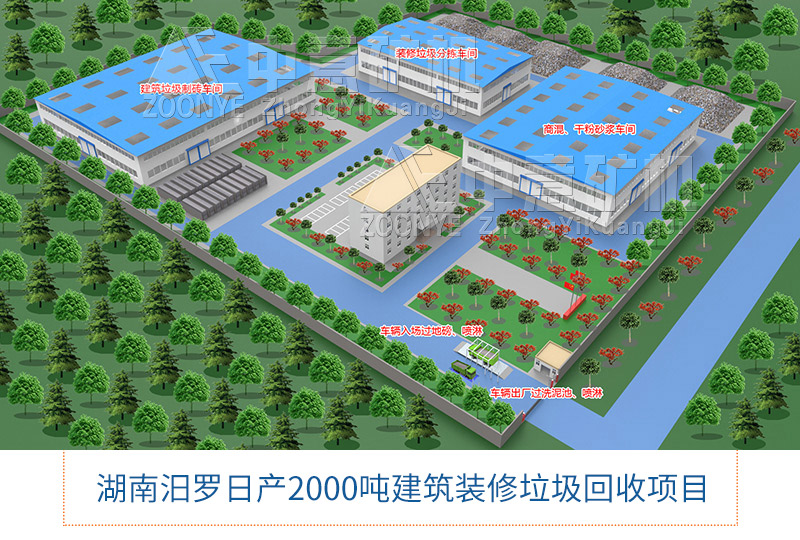 湖南汨罗建筑垃圾处理项目