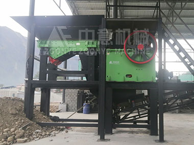 中意机械助力西藏建设，装修垃圾处理设备安装调试完成