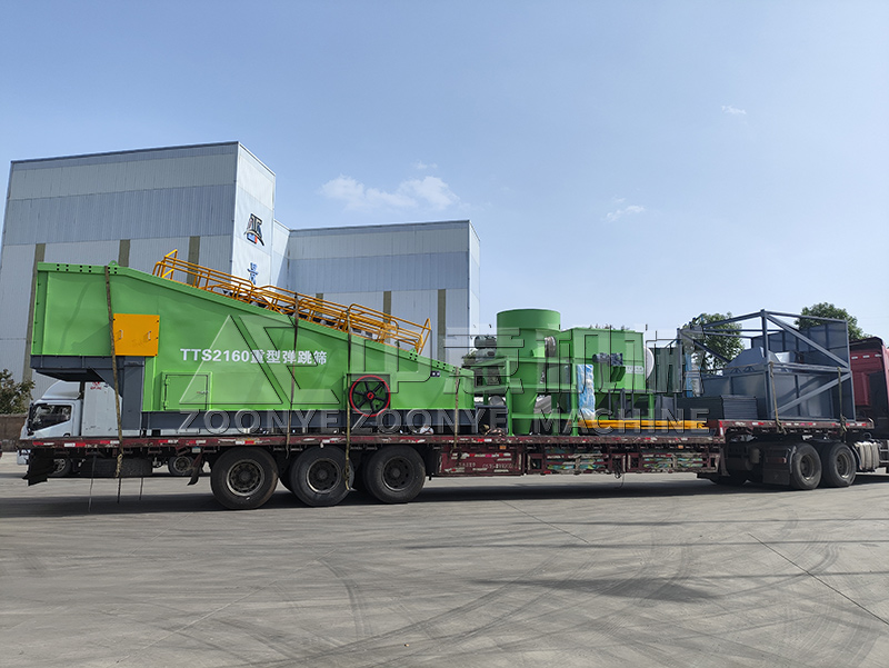 垃圾分选设备发货